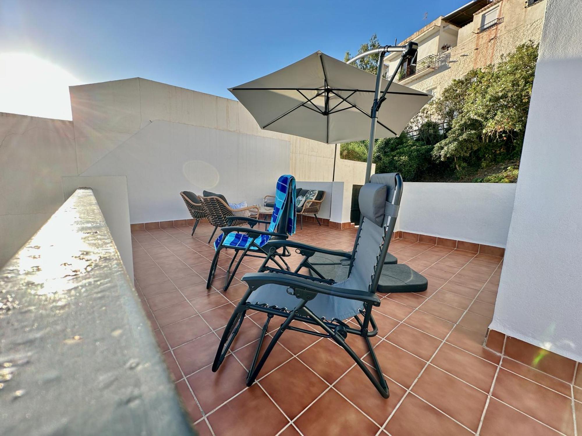 Villa Casa con terraza y patio privado en el casco antiguo de Salobreña Exterior foto