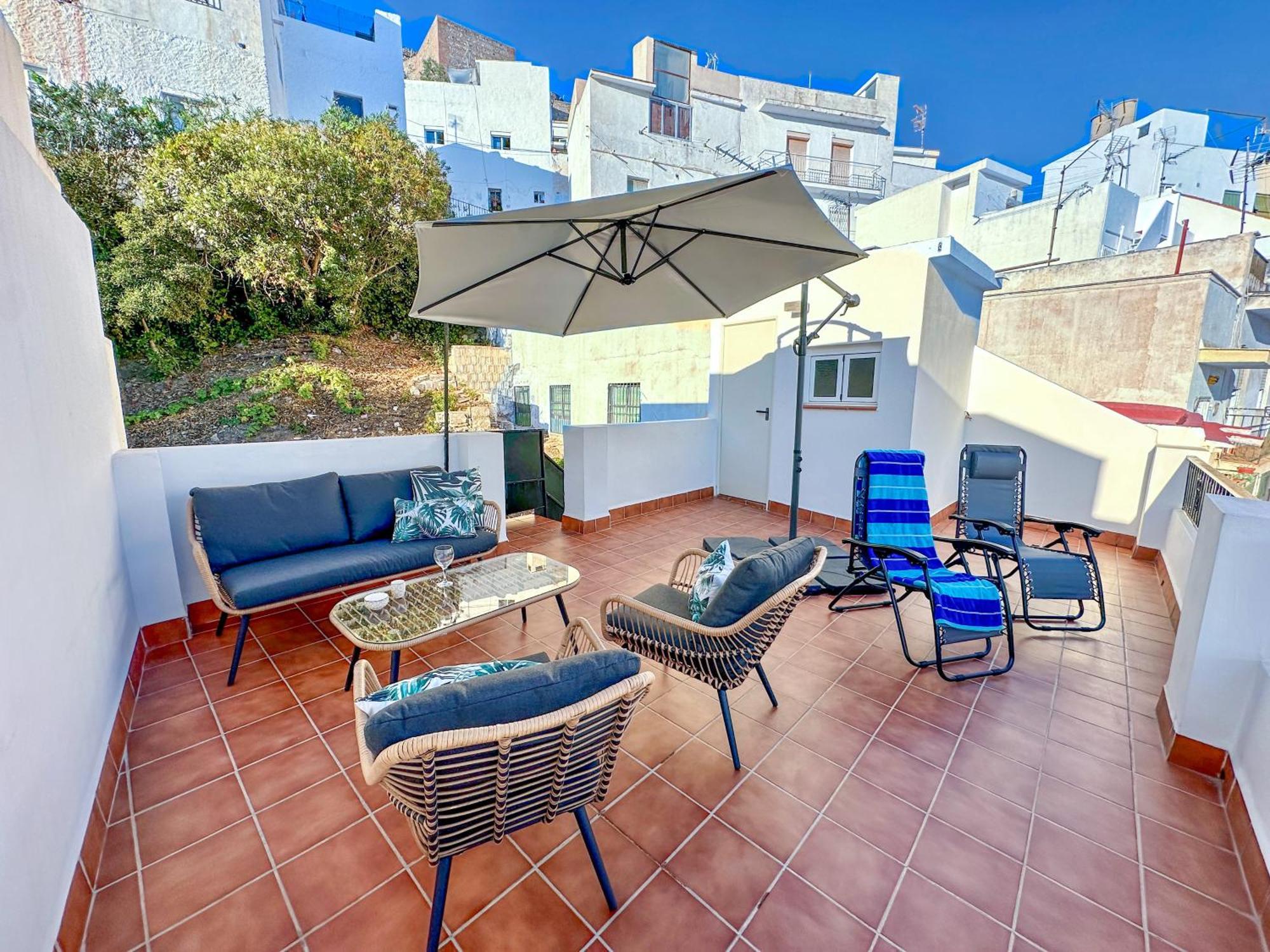 Villa Casa con terraza y patio privado en el casco antiguo de Salobreña Exterior foto